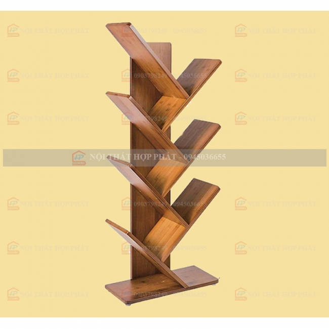 Tủ Sách - Kệ Sách - Kệ Trang Trí Gỗ KTTG002